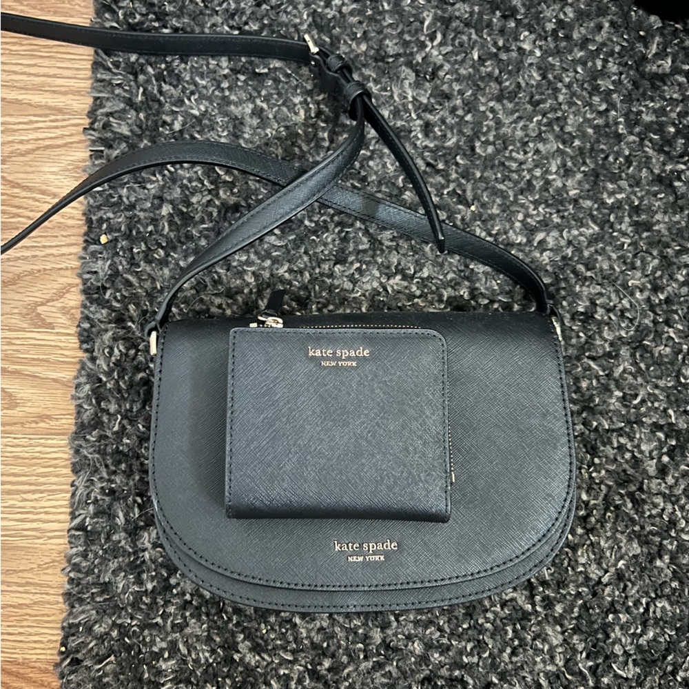 Black Kate spade cross body